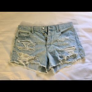 American eagle denim shorts, never worn size 10